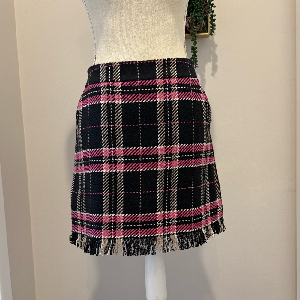 NWT Nathalie Chaize Jupe Tartan Skirt